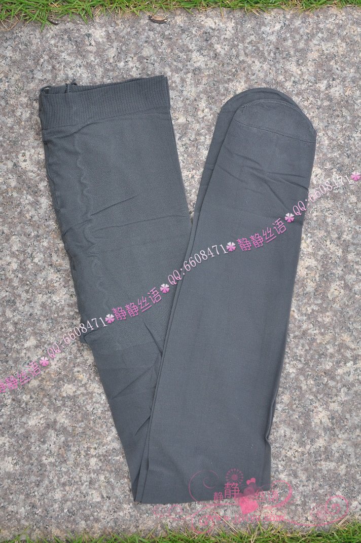 精彩系列脚尖加厚连裤袜（灰色） 国产丝袜妹子