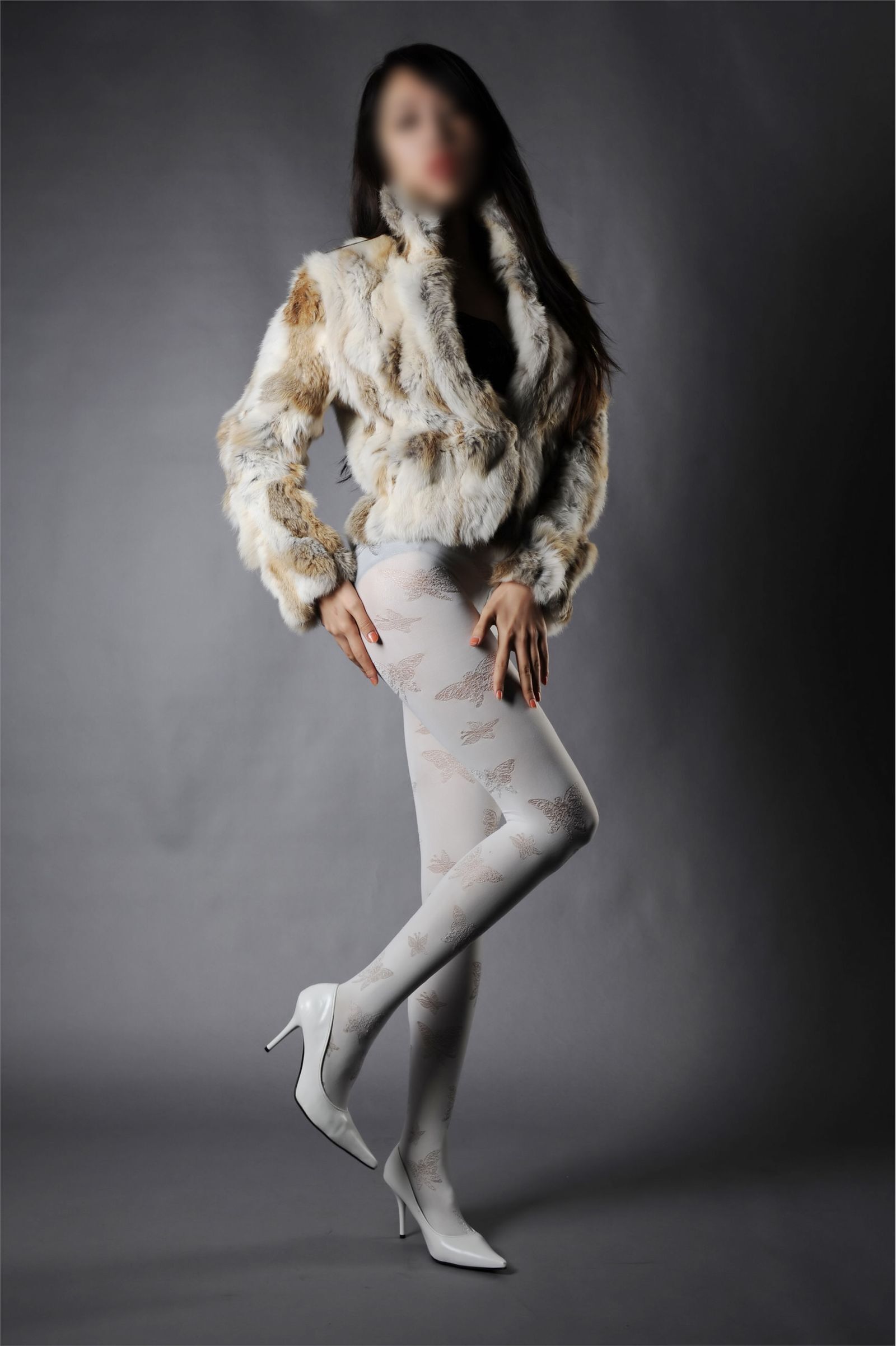 [丝间舞] 2013.04.13 Vip NO.392 白色丝袜裤