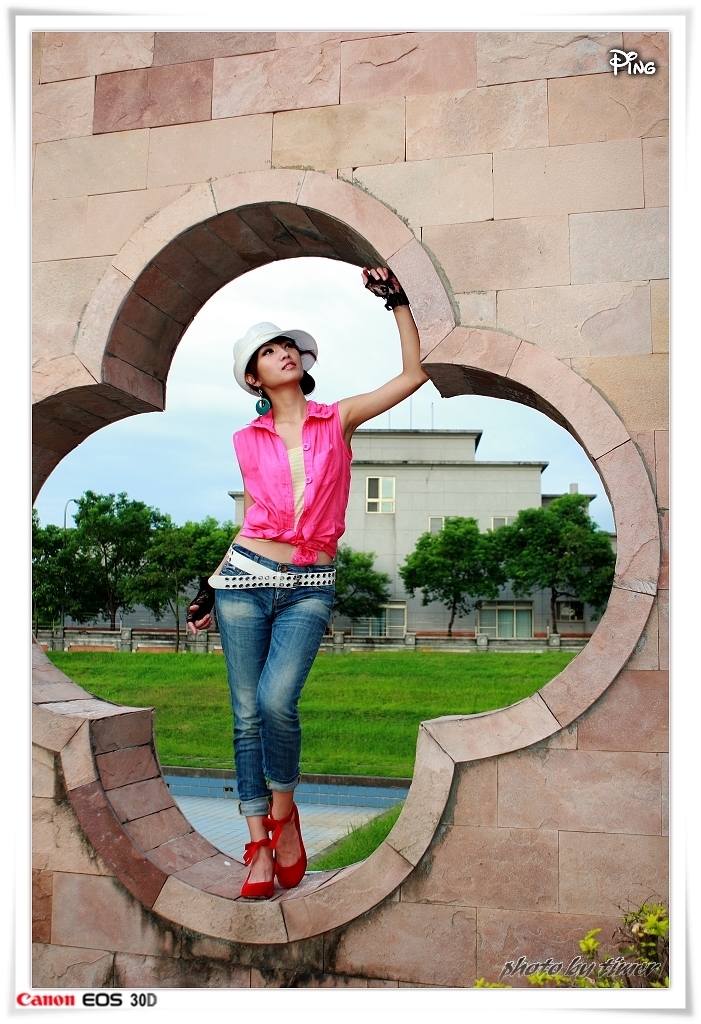 台湾妹子 小品@北美館外拍