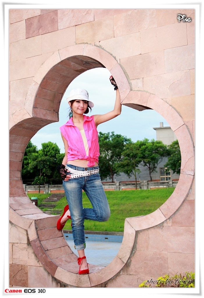 台湾妹子 小品@北美館外拍