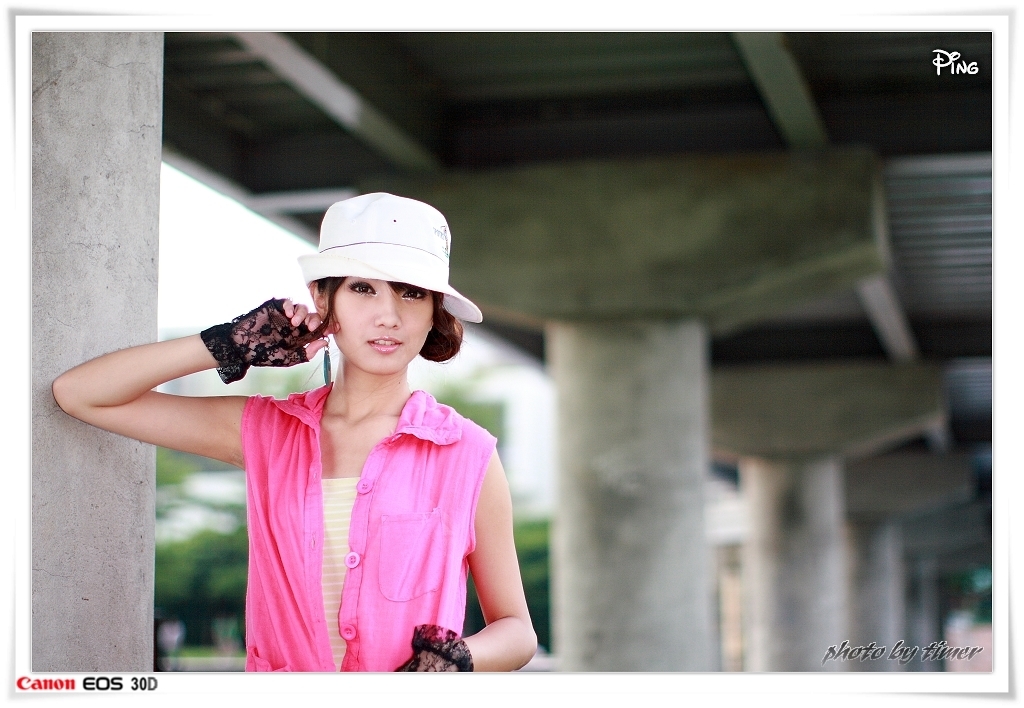 台湾妹子 小品@北美館外拍