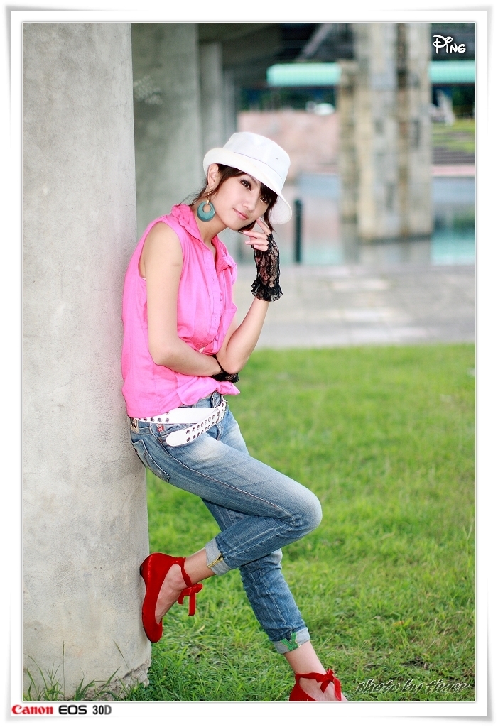 台湾妹子 小品@北美館外拍