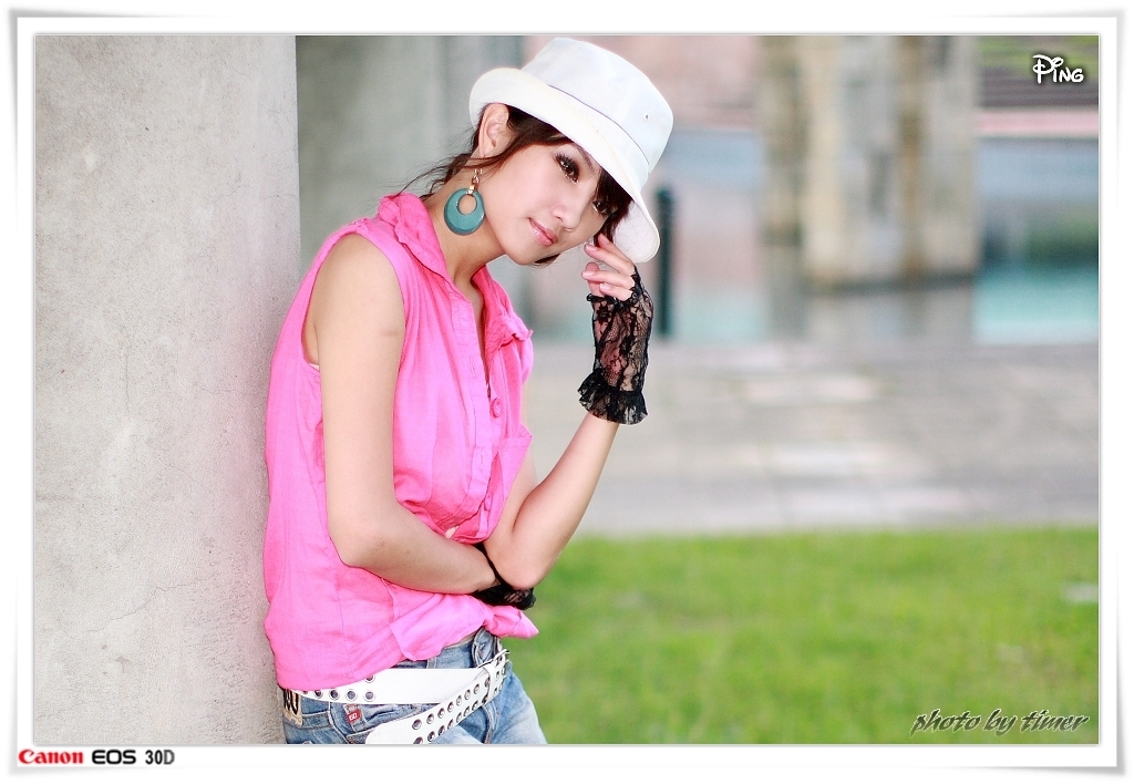 台湾妹子 小品@北美館外拍