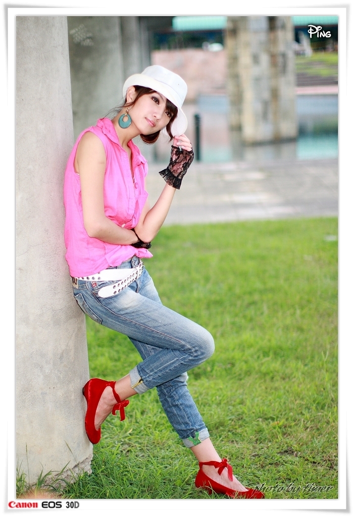 台湾妹子 小品@北美館外拍