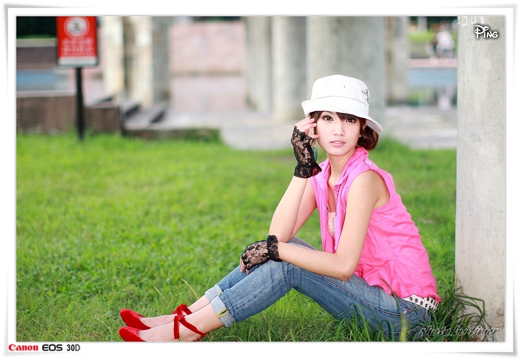 台湾妹子 小品@北美館外拍