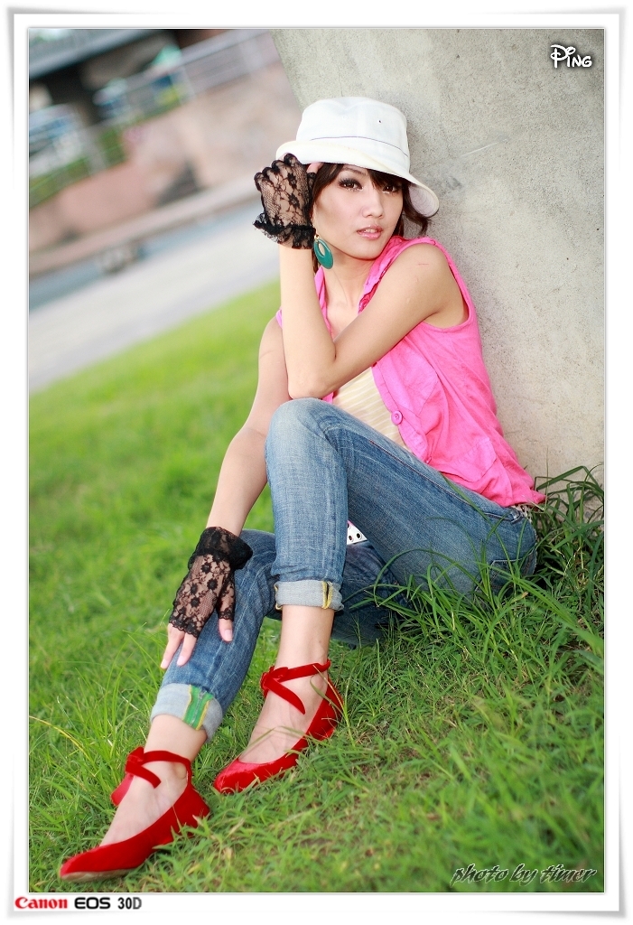 台湾妹子 小品@北美館外拍