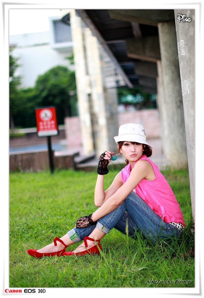 台湾妹子 小品@北美館外拍