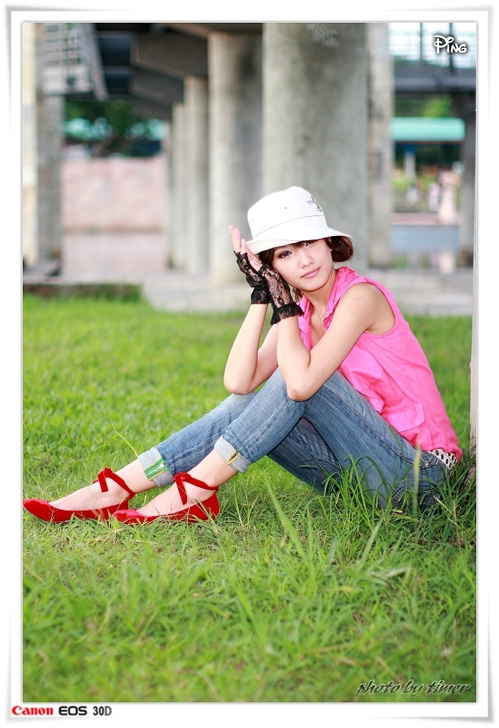 台湾妹子 小品@北美館外拍