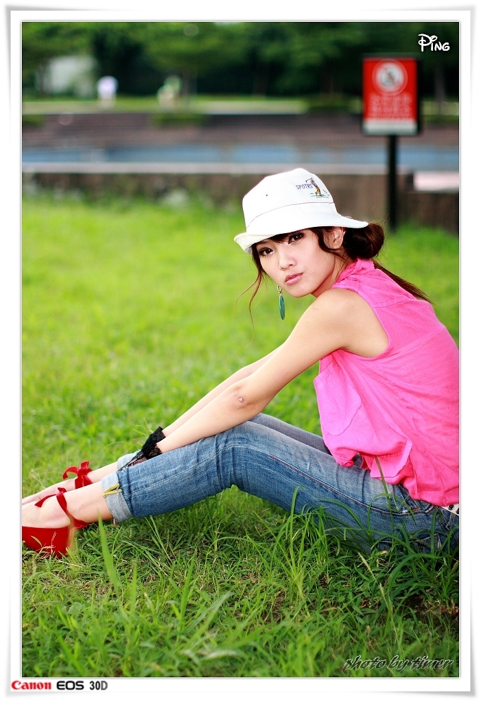 台湾妹子 小品@北美館外拍