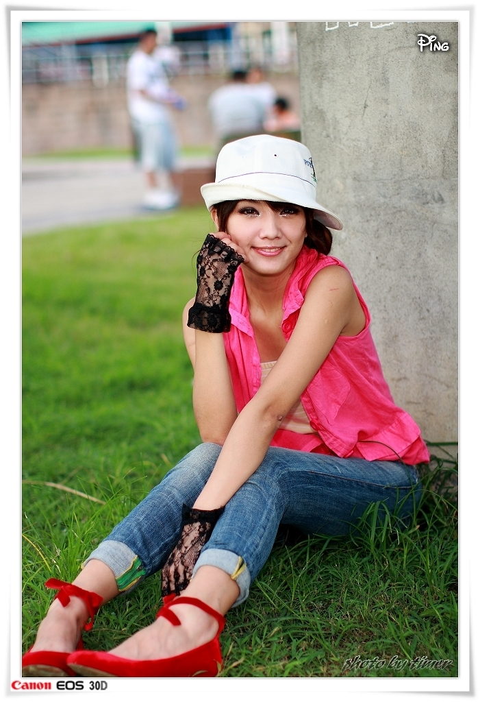 台湾妹子 小品@北美館外拍