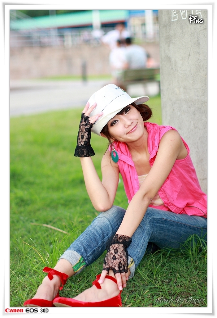 台湾妹子 小品@北美館外拍