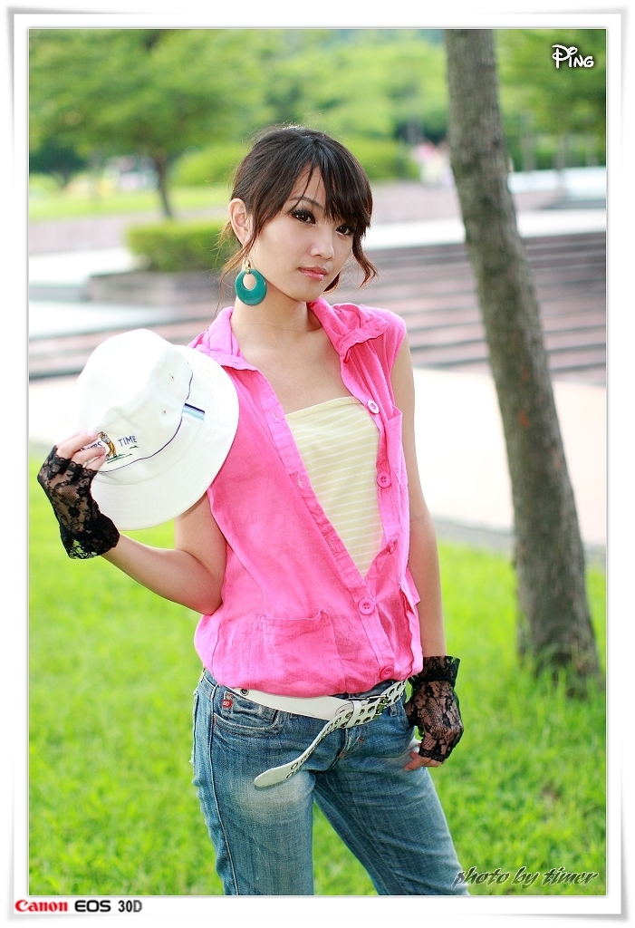 台湾妹子 小品@北美館外拍