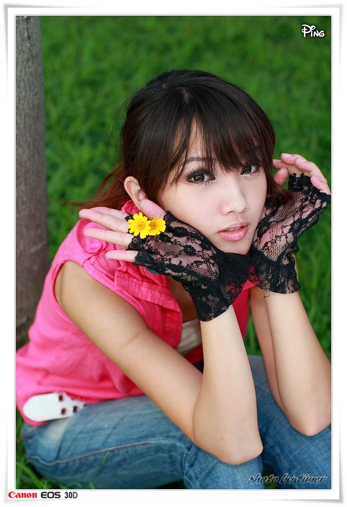 台湾妹子 小品@北美館外拍