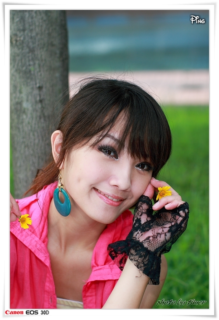 台湾妹子 小品@北美館外拍