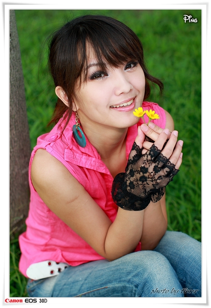 台湾妹子 小品@北美館外拍