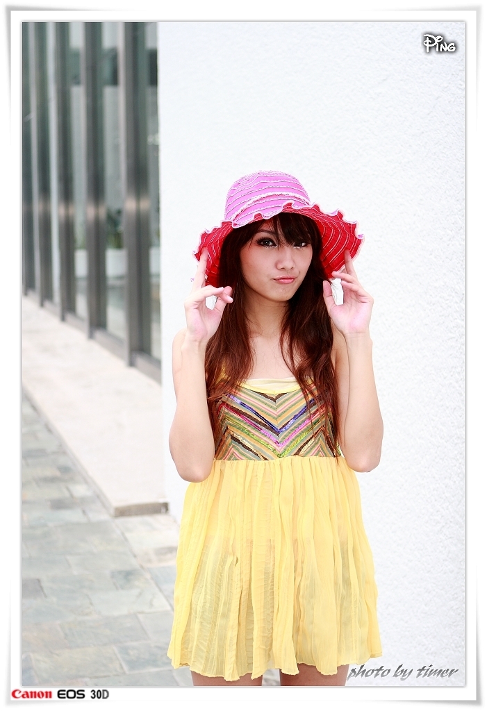 台湾妹子 小品@北美館外拍