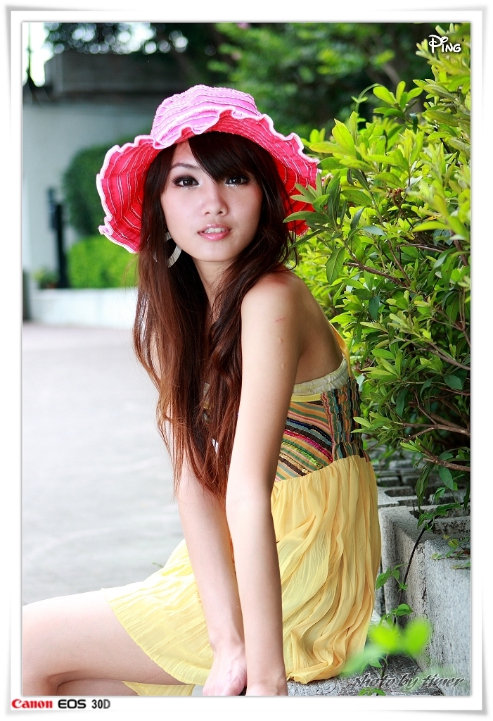 台湾妹子 小品@北美館外拍