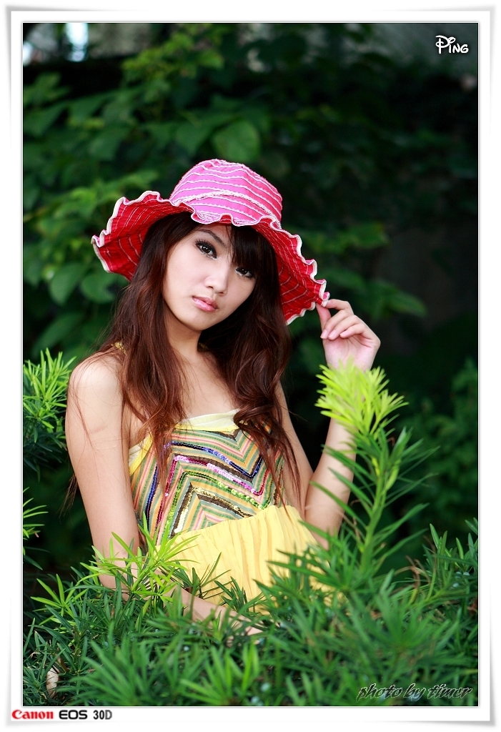 台湾妹子 小品@北美館外拍