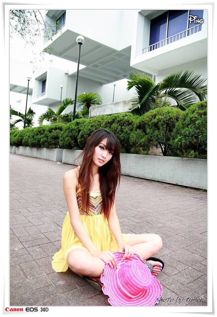 台湾妹子 小品@北美館外拍