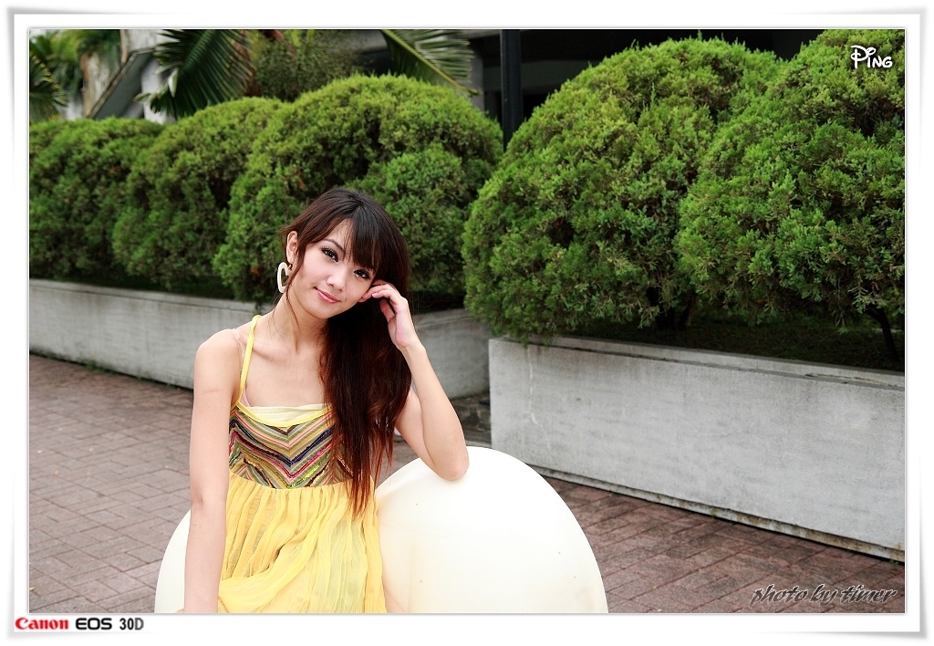 台湾妹子 小品@北美館外拍