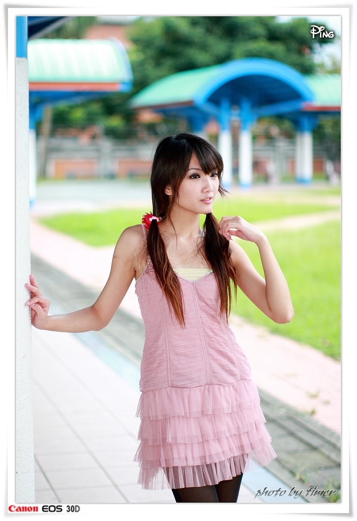 台湾妹子 小品@北美館外拍