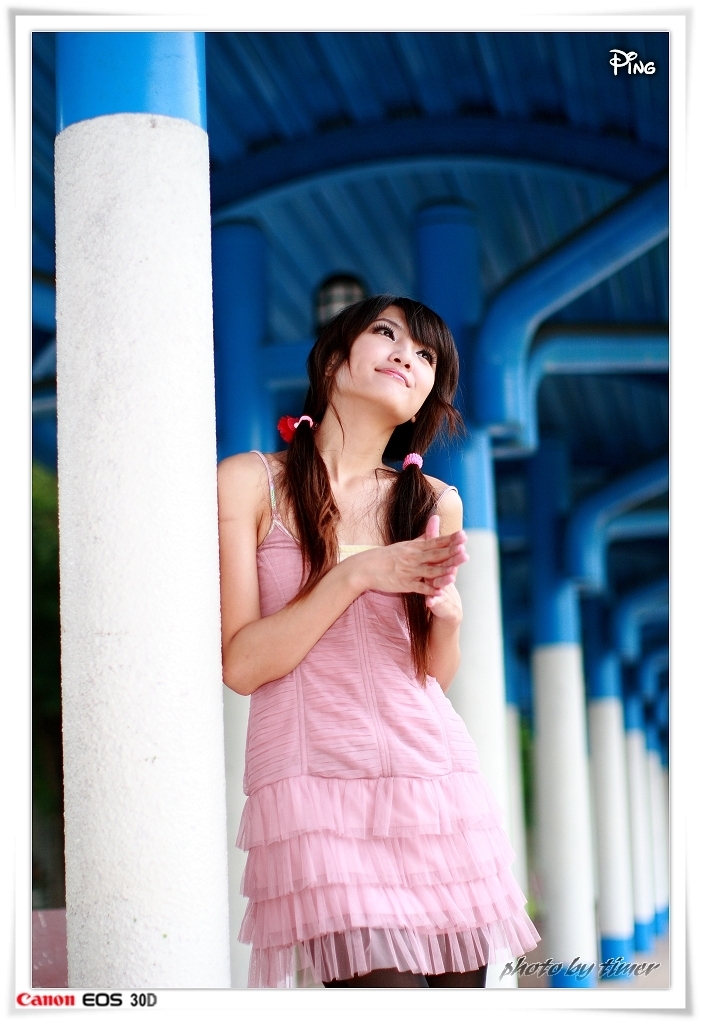 台湾妹子 小品@北美館外拍