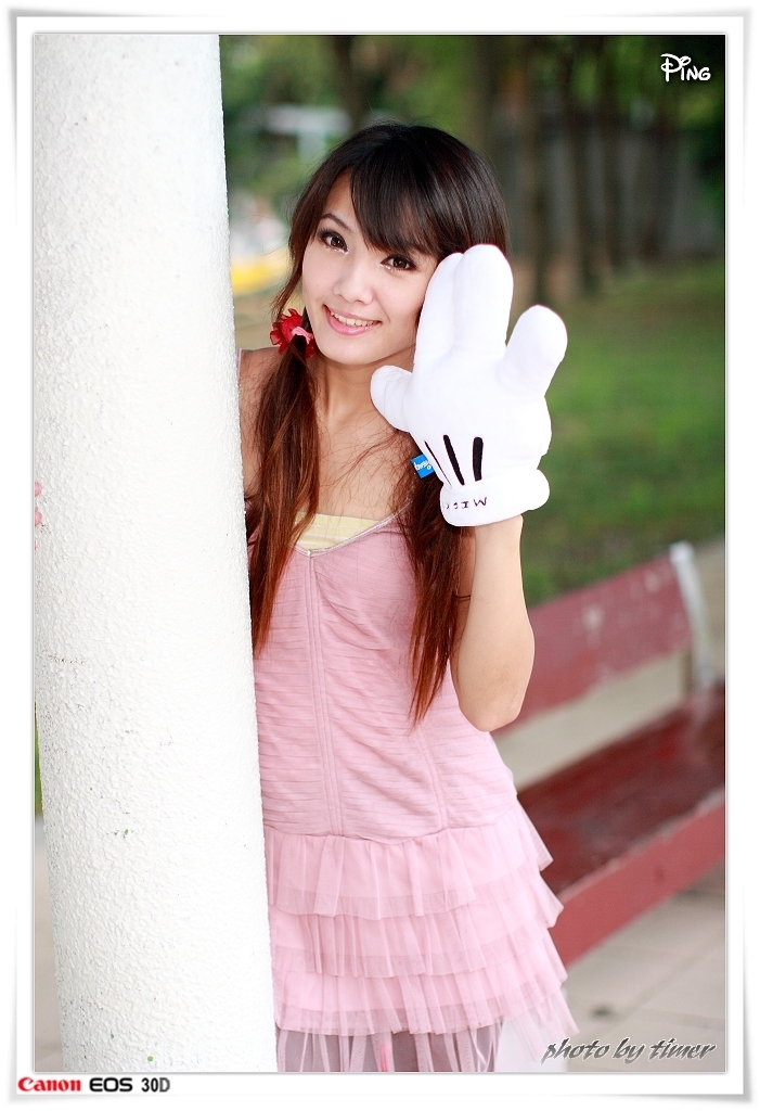 台湾妹子 小品@北美館外拍