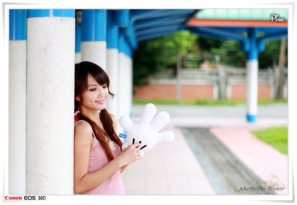 台湾妹子 小品@北美館外拍