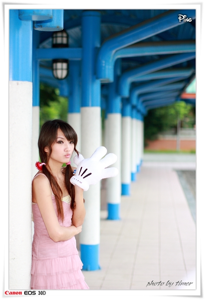 台湾妹子 小品@北美館外拍