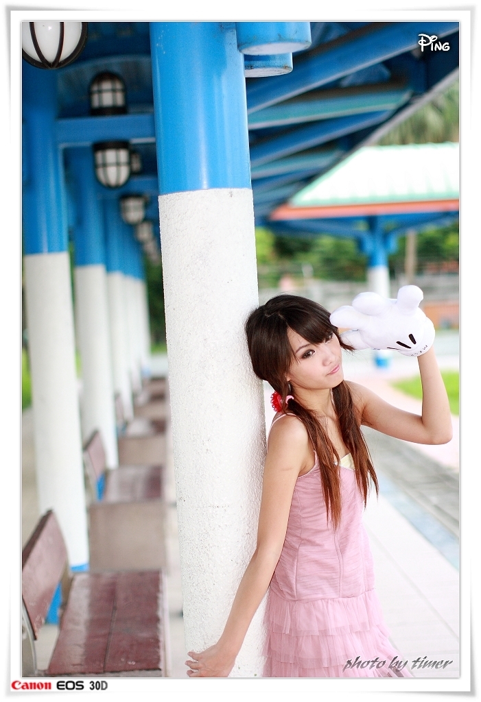 台湾妹子 小品@北美館外拍