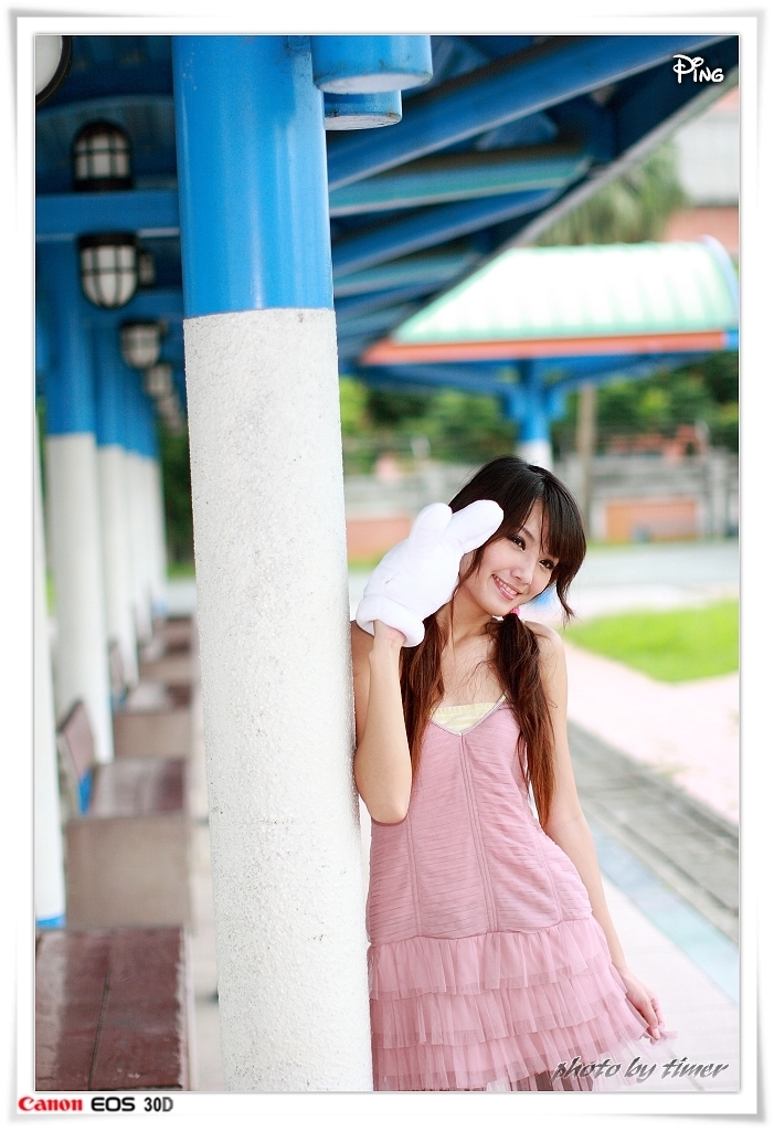 台湾妹子 小品@北美館外拍