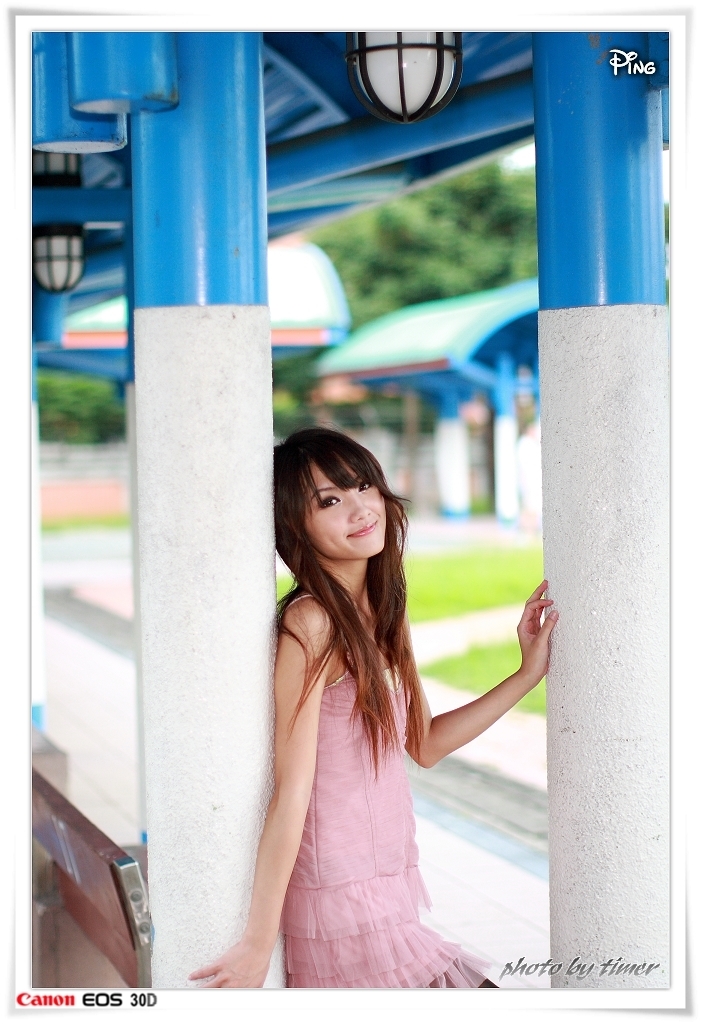 台湾妹子 小品@北美館外拍