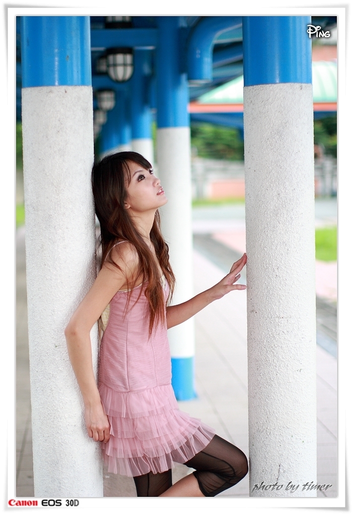 台湾妹子 小品@北美館外拍