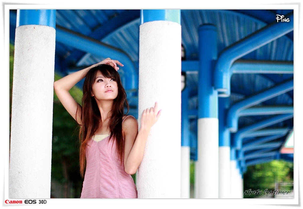 台湾妹子 小品@北美館外拍