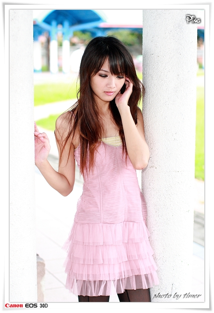 台湾妹子 小品@北美館外拍