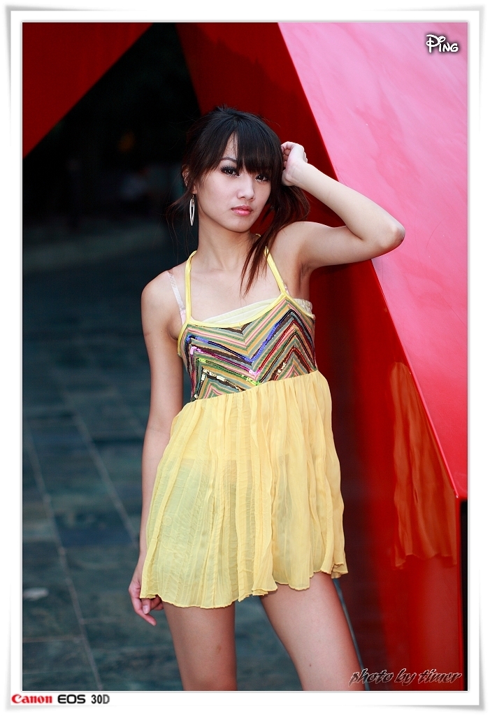 台湾妹子 小品@北美館外拍