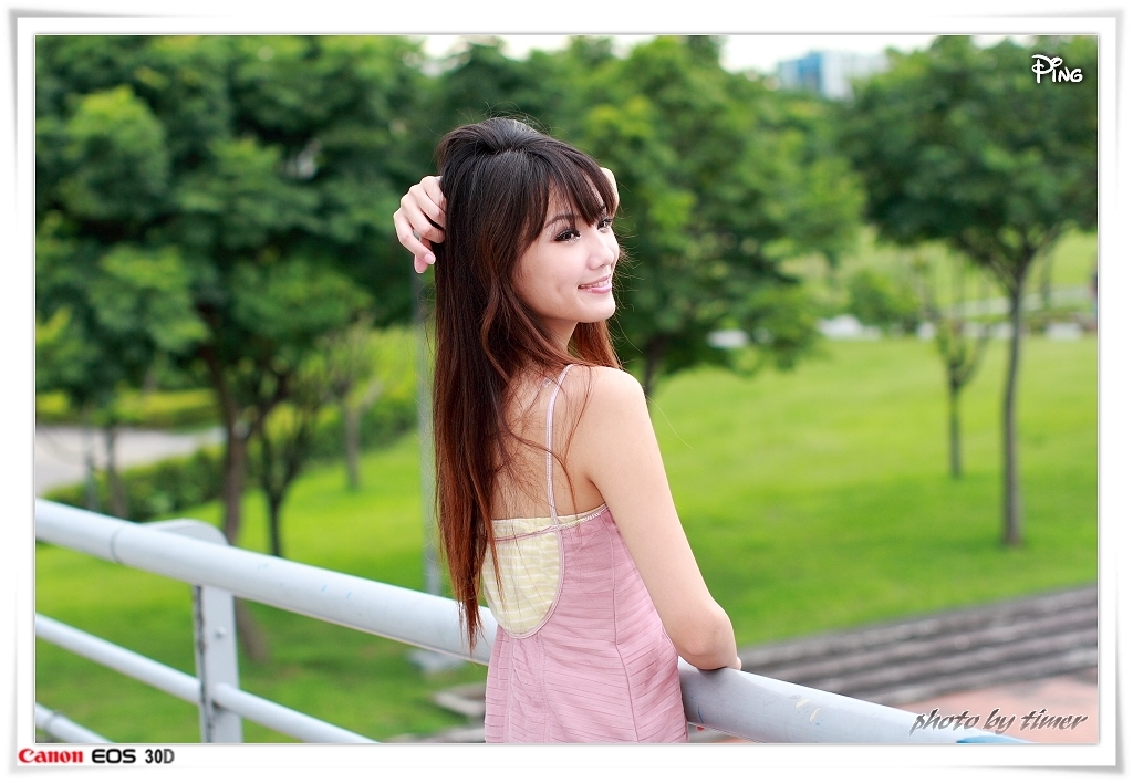 台湾妹子 小品@北美館外拍