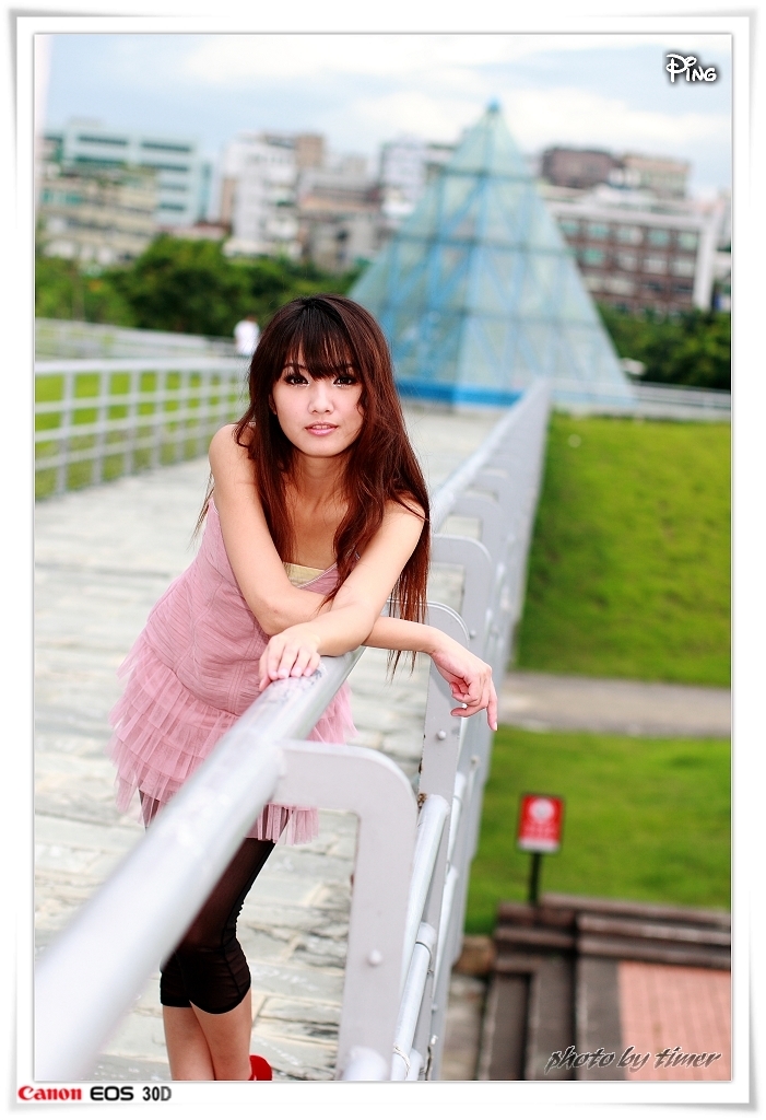 台湾妹子 小品@北美館外拍