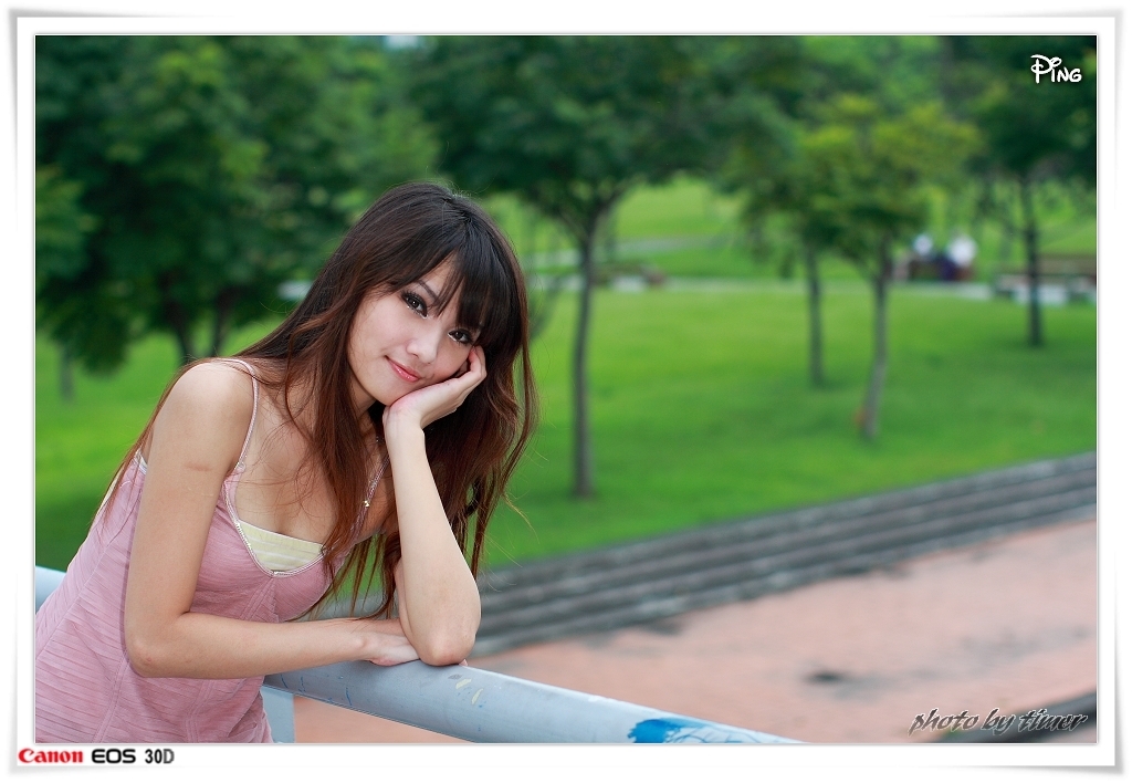 台湾妹子 小品@北美館外拍