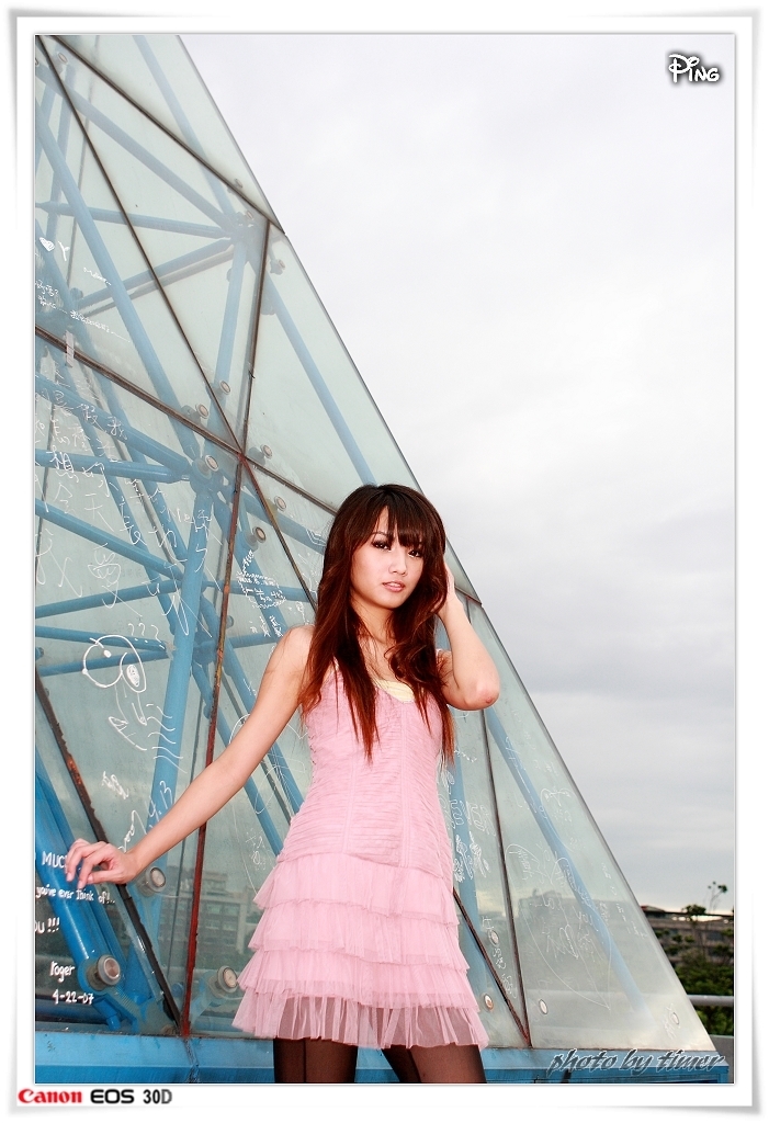 台湾妹子 小品@北美館外拍