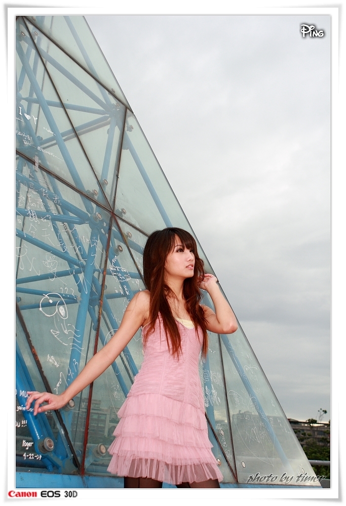 台湾妹子 小品@北美館外拍