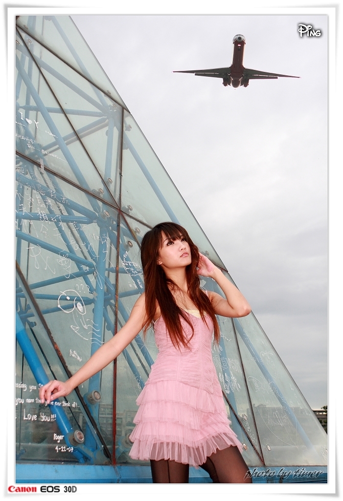 台湾妹子 小品@北美館外拍