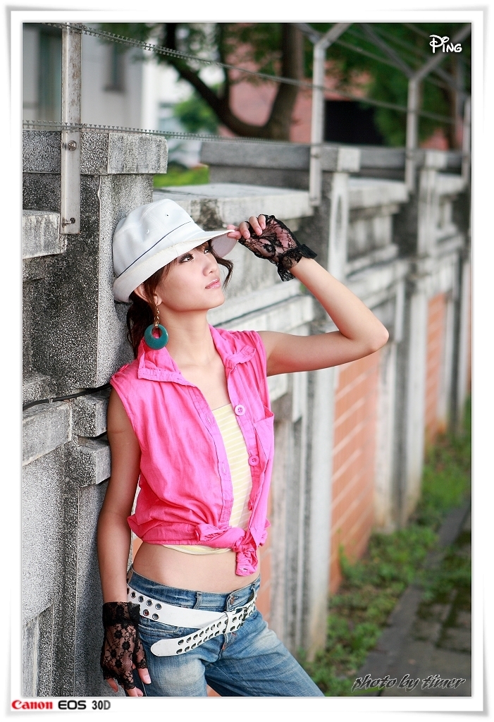 台湾妹子 小品@北美館外拍