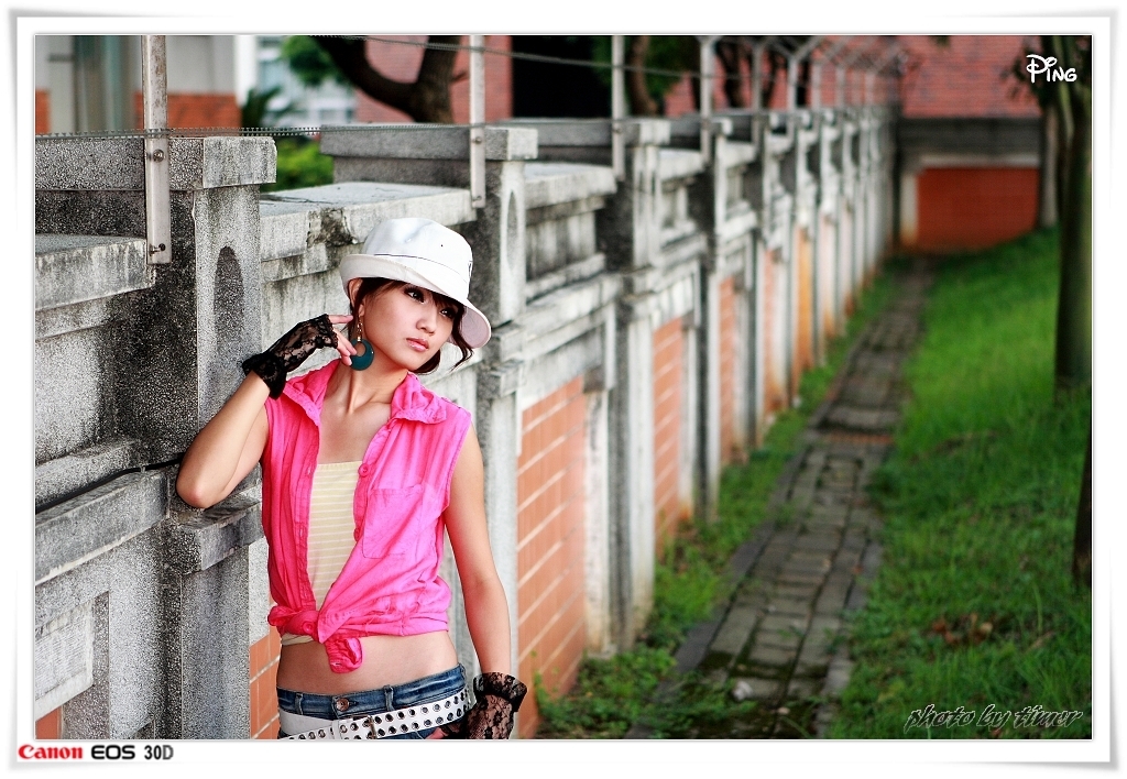 台湾妹子 小品@北美館外拍