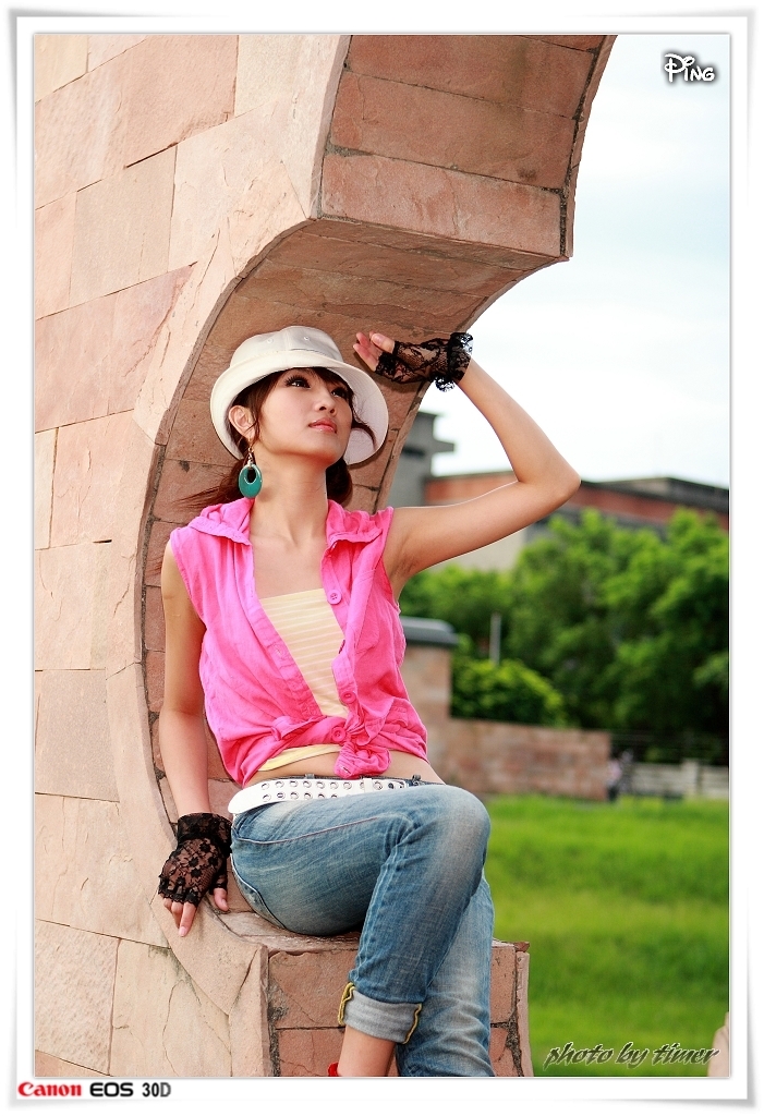 台湾妹子 小品@北美館外拍