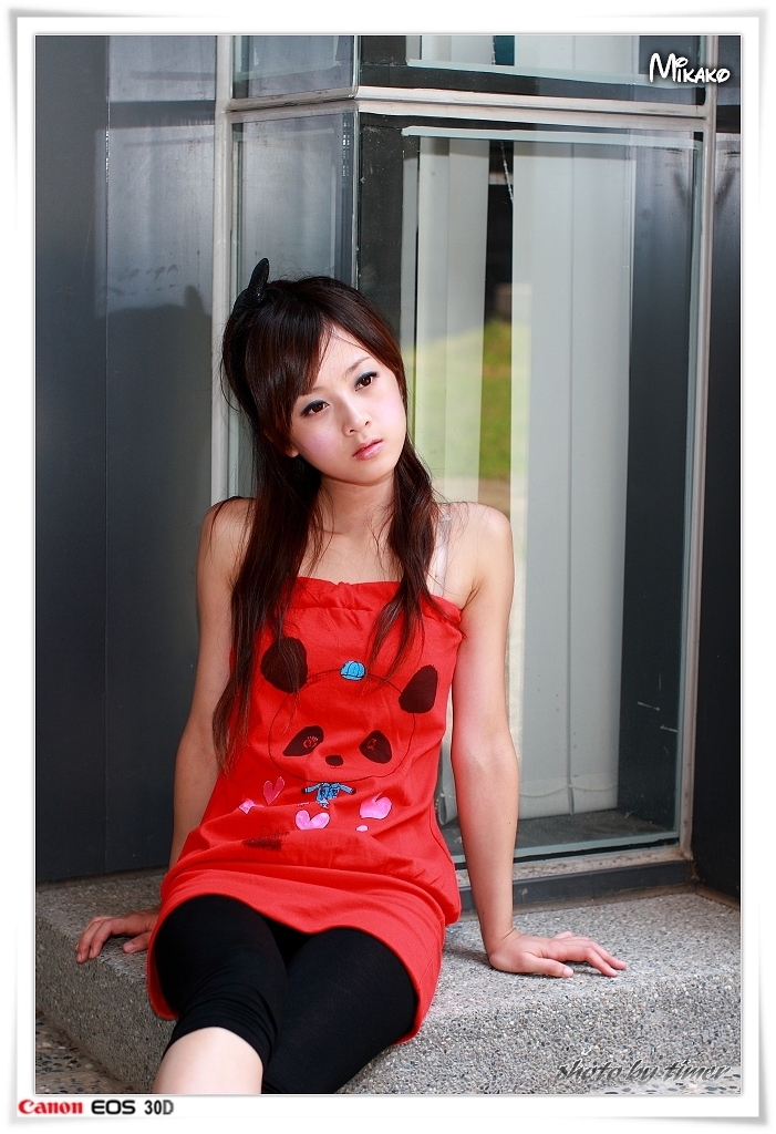 台湾妹子 果子@東海大學外拍