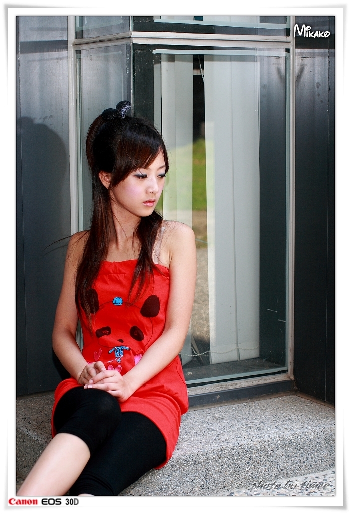 台湾妹子 果子@東海大學外拍