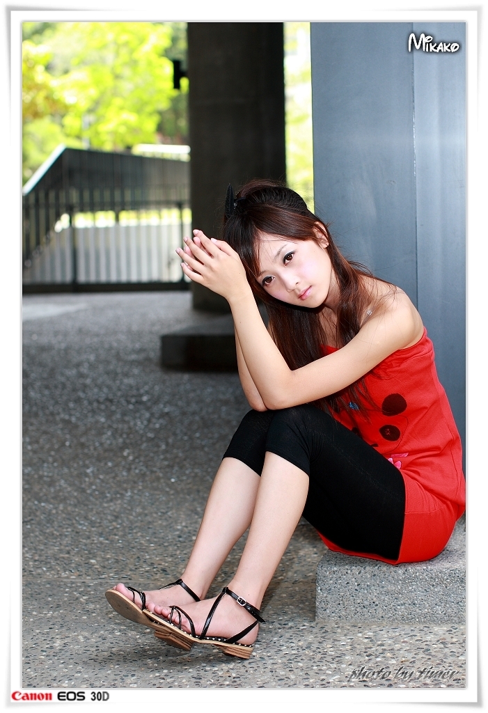 台湾妹子 果子@東海大學外拍