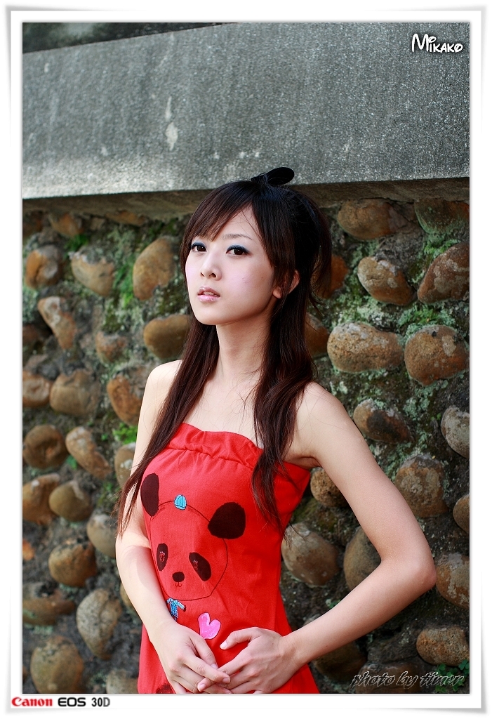 台湾妹子 果子@東海大學外拍