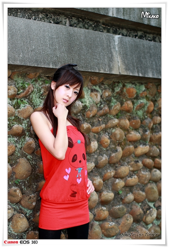 台湾妹子 果子@東海大學外拍